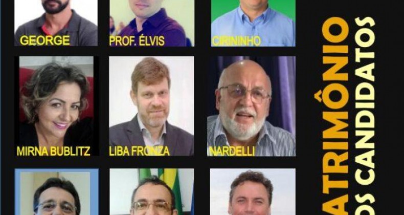 Os candidatos a prefeito de Navegantes e o patrimônio de cada um