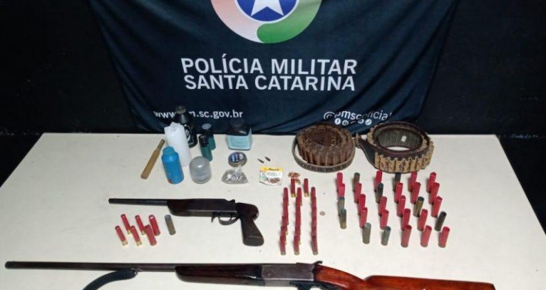 Em Navegantes homem foi preso por posse ilegal de armas