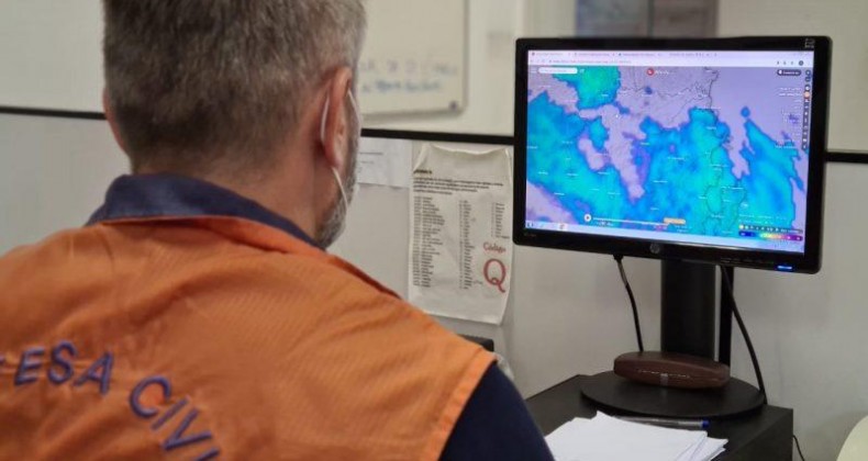 Defesa Civil alerta para chuvas intensas em Itajaí e região