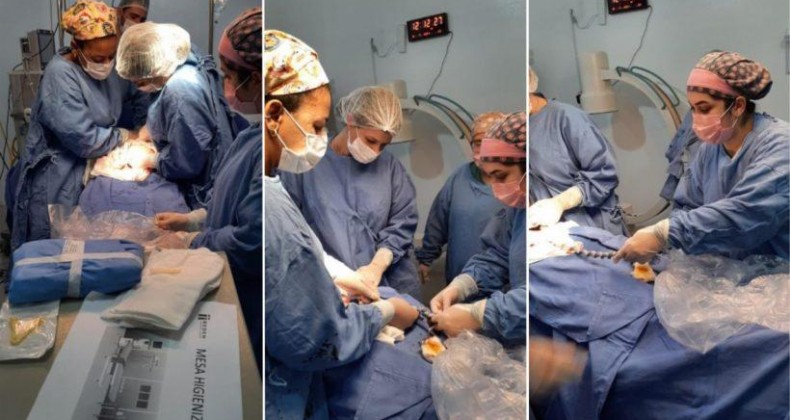 Hospital de Navegantes coleta células tronco para menina com Leucemia