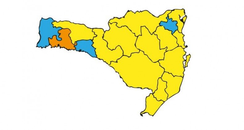 Novo mapa de risco da Covid-19 em SC traz mudanças em algumas regiões